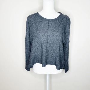 Madewell Gray Northroad Pull Over Sweater Size M